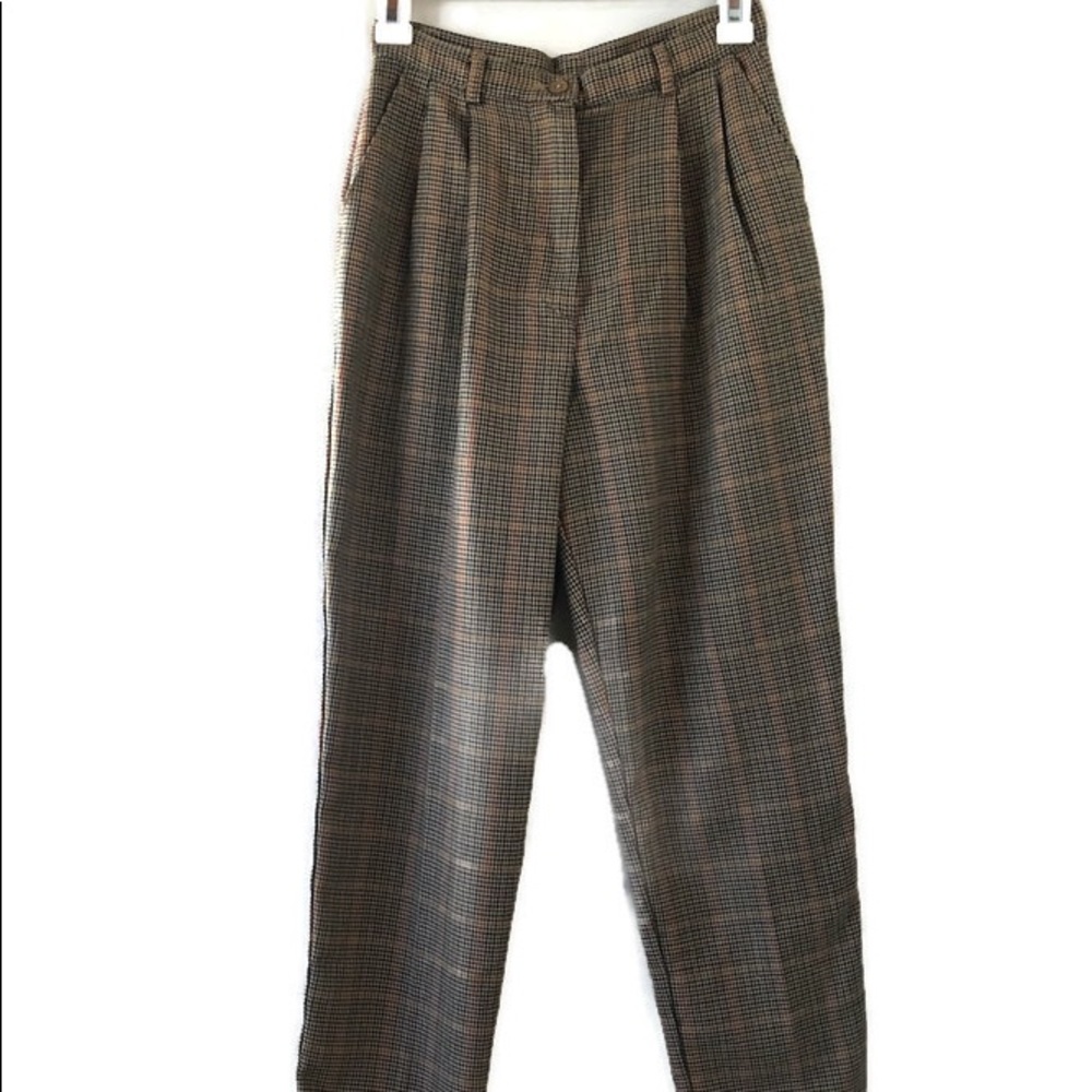 Kathie Lee plaid pants/slacks